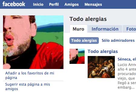 Todo alergias en Facebook Todo alergias en Facebook