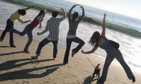 Niños en la playa